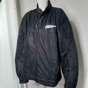 Firstgear black motorcycle jacket